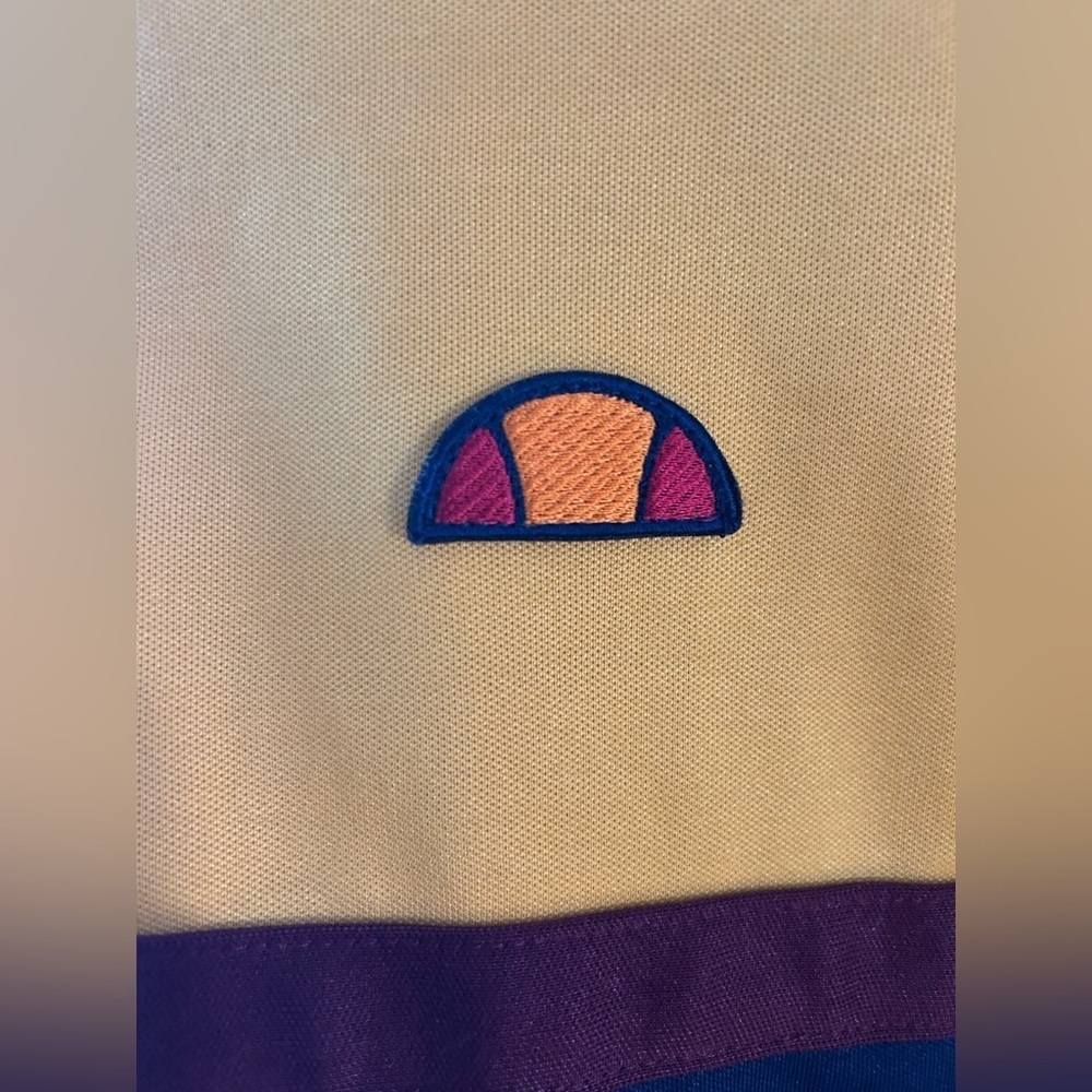 NWOT RETRO VINTAGE ELLESSE RIMINI TRACK JACKET. Sz. S. ORIGINAL AUTHENTIC - Picture 7 of 9